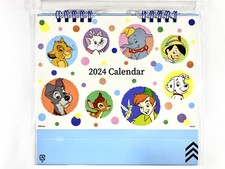Daiso Disney Classic Character Desk Calendar 2024 New Japan