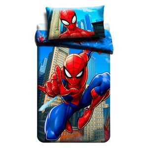 spiderman single bedding set