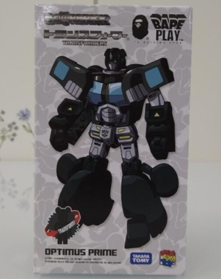 BE@RBRICK × TRANSFORMERS OPTIMUS PRIME BAPE(R) BLACK MEDICOM TOY