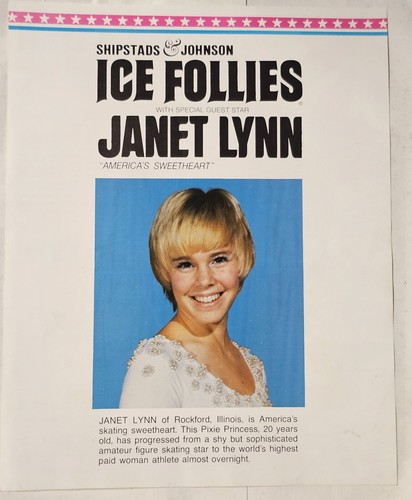 Rivista programma follie di ghiaccio 1956 vintage Janet Lynn inserto calotte di ghiaccio pattinaggio - Foto 14 di 14