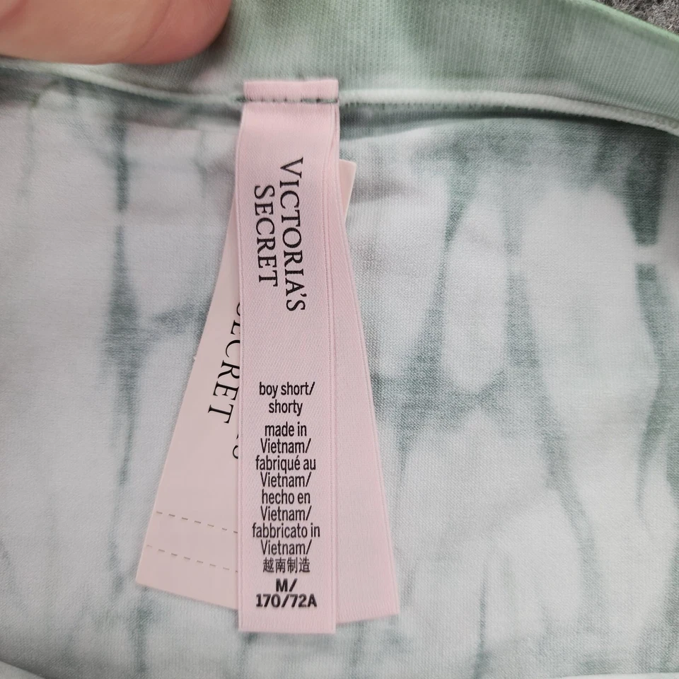 Calcinha Victoria Secret feminina média menino curta verde tingida - Imagem 3 de 4