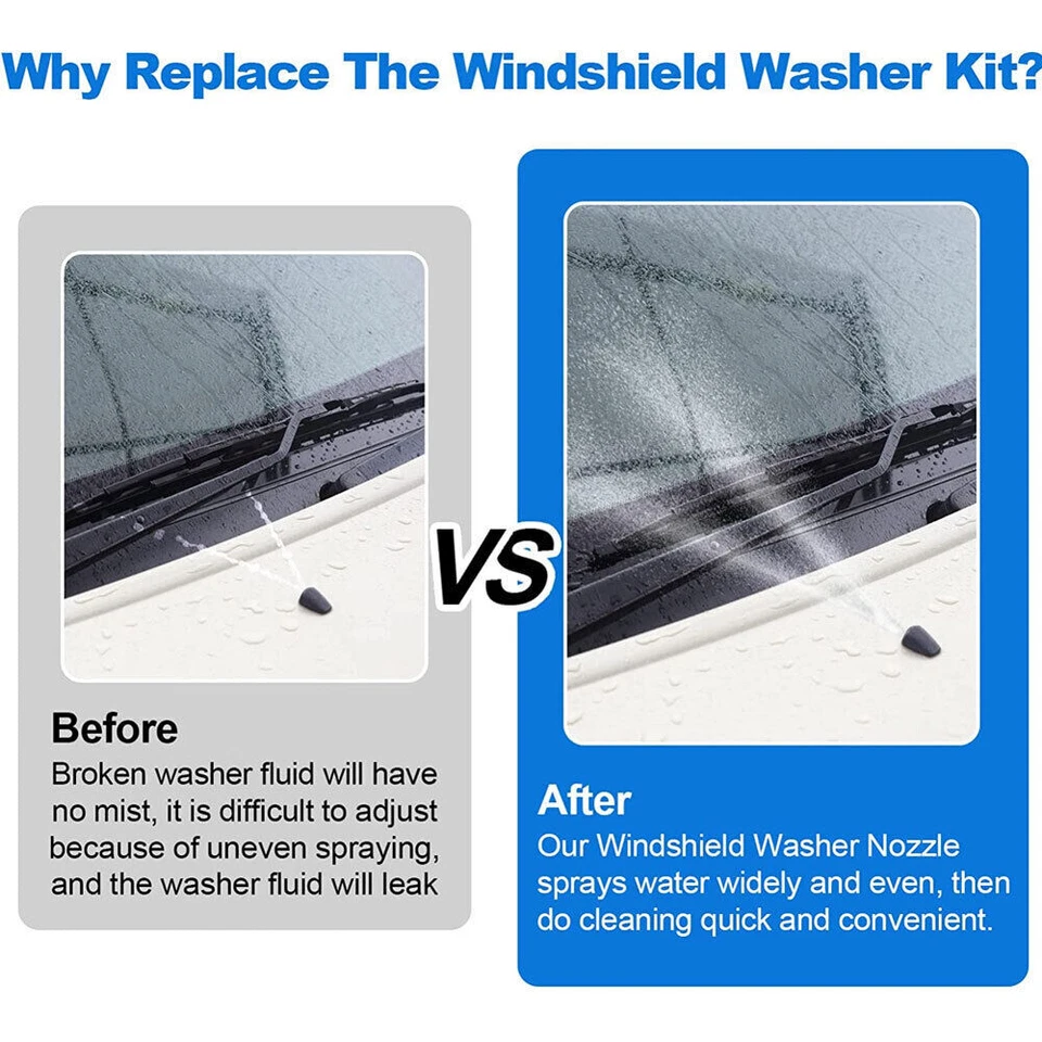 Комплект распылителя насадки стеклоочистителя капота ветрового стекла для Honda Pilot 2009-2015 годов выпуска 76810-SZA-A01ZA - Изображение 4 из 4