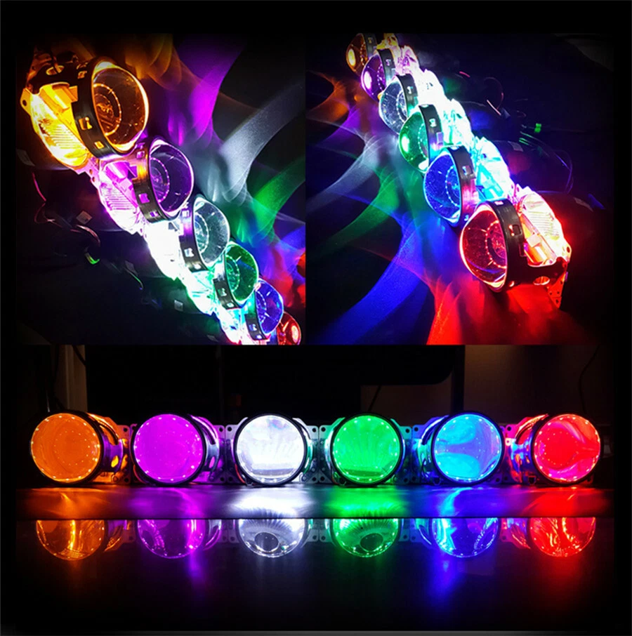Bluetooth APP Control RGB LED Demon Devil Eye For Headlight Projector - Изображение 2 из 4