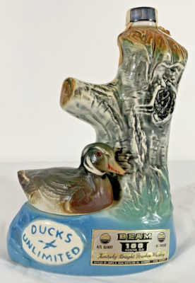 未開栓 Jim Beam ジムビーム 100 Months Old 陶器ボトル 1975-76 Jim Beam Whiskey 100 Months Old EMPTY Decanter DUCKS