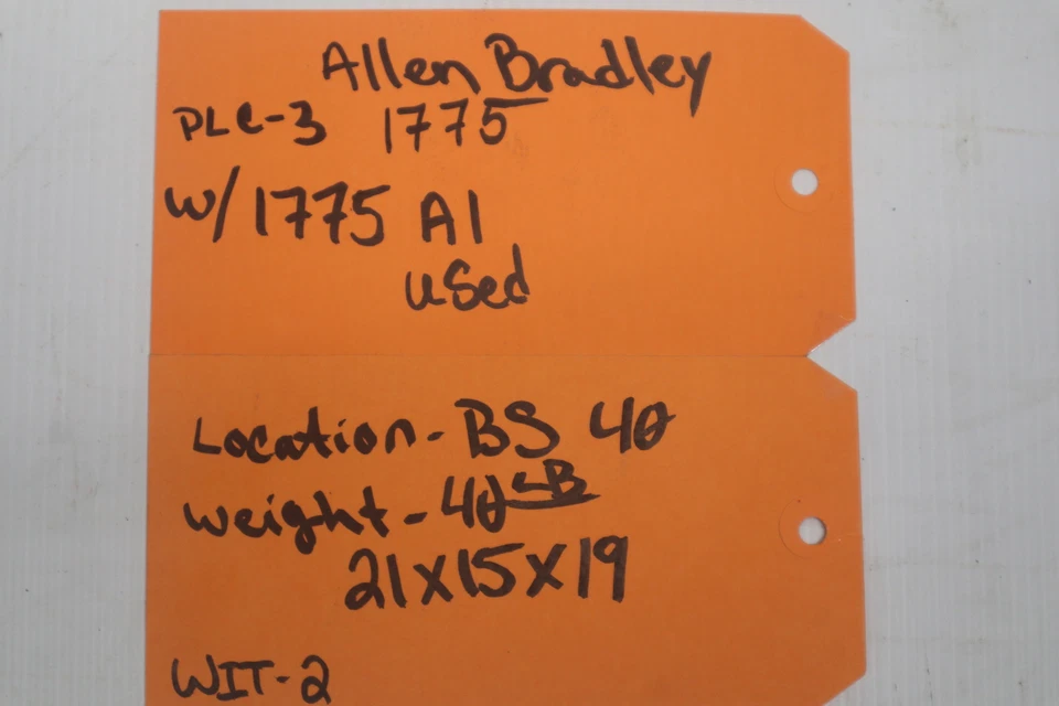 Chasis rack Allen Bradley 1775-AC 1775-A1 chasis principal usado ver todas las fotos Foto 2 de 4