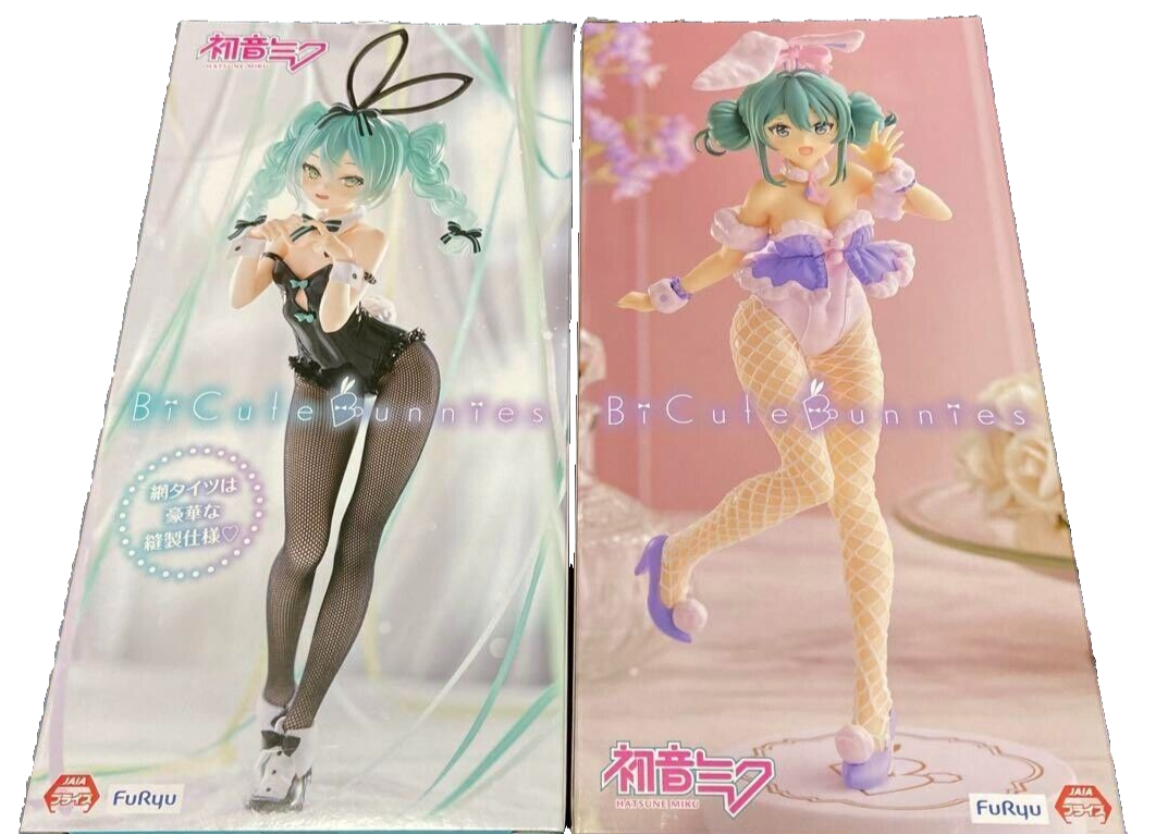 Hatsune Miku BiCute Bunnies Figure rurudo ver. & White Rabbit