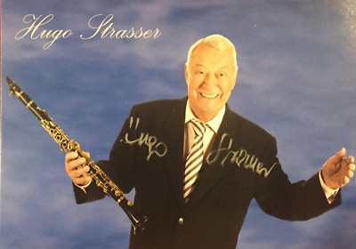 Autogramm Hugo STRASSER Jazz Swing 16   - tourte mit Max GREGER Paul KUHN  2 xyz