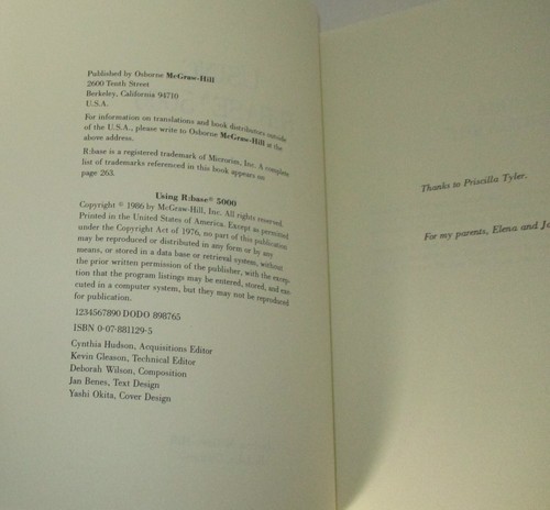 R:Base 5000 Books (LOT OF 3) Using User Guide Business Applications Vtg 1986 - Picture 17 of 24