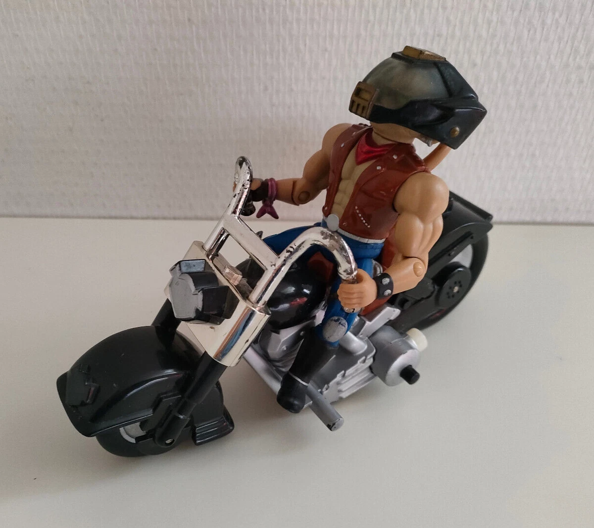 Porte Moto - Throttle Avec Moto - Occasion Figurine Galoob Biker Mice From Mars