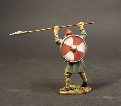 JOHN JENKINS VIKINGS & SAXONS SX-19B ANGLO SAXON FRYDMAN DEFENDING WITH SPEAR