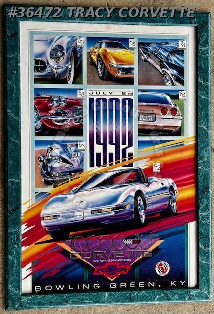 July 2nd 1992 1 Millionth Corvette Poster Bowling Green KY