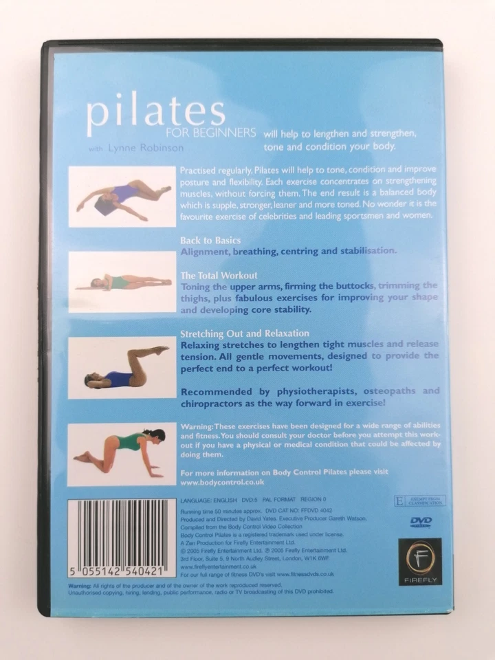 Pilates For Beginners with Lynne Robinson DVD - Image 2 of 2