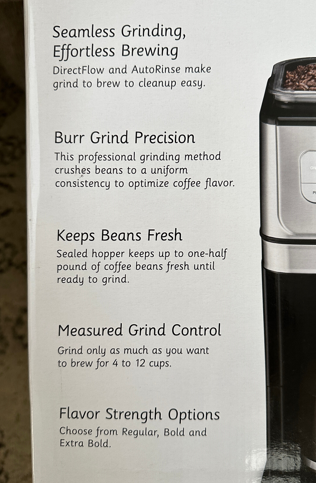 Cuisinart DGB800 + Fully Automatic Burr Grind & Brew, 12Cup