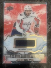 Garrett Pilon  2021-22 Ud Ice Hockey Premieres Jersey Patch
