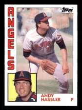 1984 Topps Baseball #719 Andy Hassler EX/MT or Better *aa1