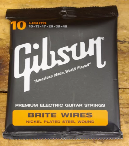 Gibson Accessories 700L Brite Wires Electric Strings - .010-.046 - Light