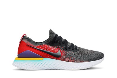 Nike Epic React Flyknit 2 'Black University Red' BQ8928-007
