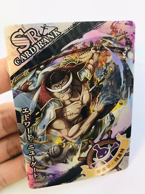 Whitebeard Shockwaves One Piece Anime Super Rare Holo Mint Trading