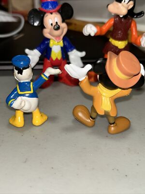 オールドミッキードール　グーフィー　ビンテージ Vintage Lot Of Vintage Disney Action Figures Mickey Mouse Minnie