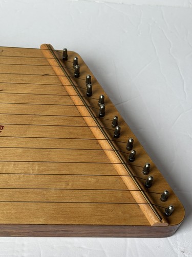 Vtg The Music Maker Nepenenoyka Wooden Lap Harp Musical Instrument Made In USSR - Picture 7 of 15