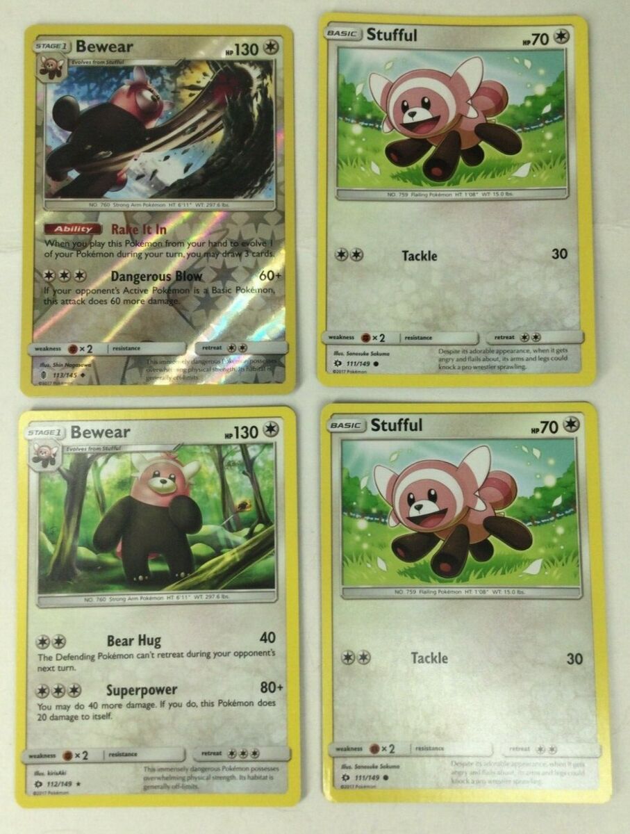 Carta Pokemon Bewear