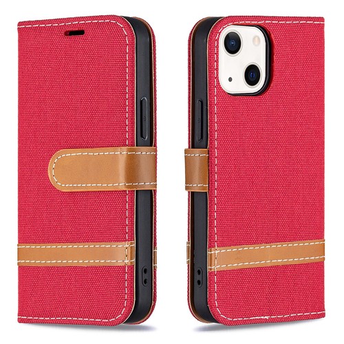 Shockproof Denim Canvas Holder Flip Case Cover For iPhone X XR XS 6 7 8 Plus 14 - Picture 9 of 21