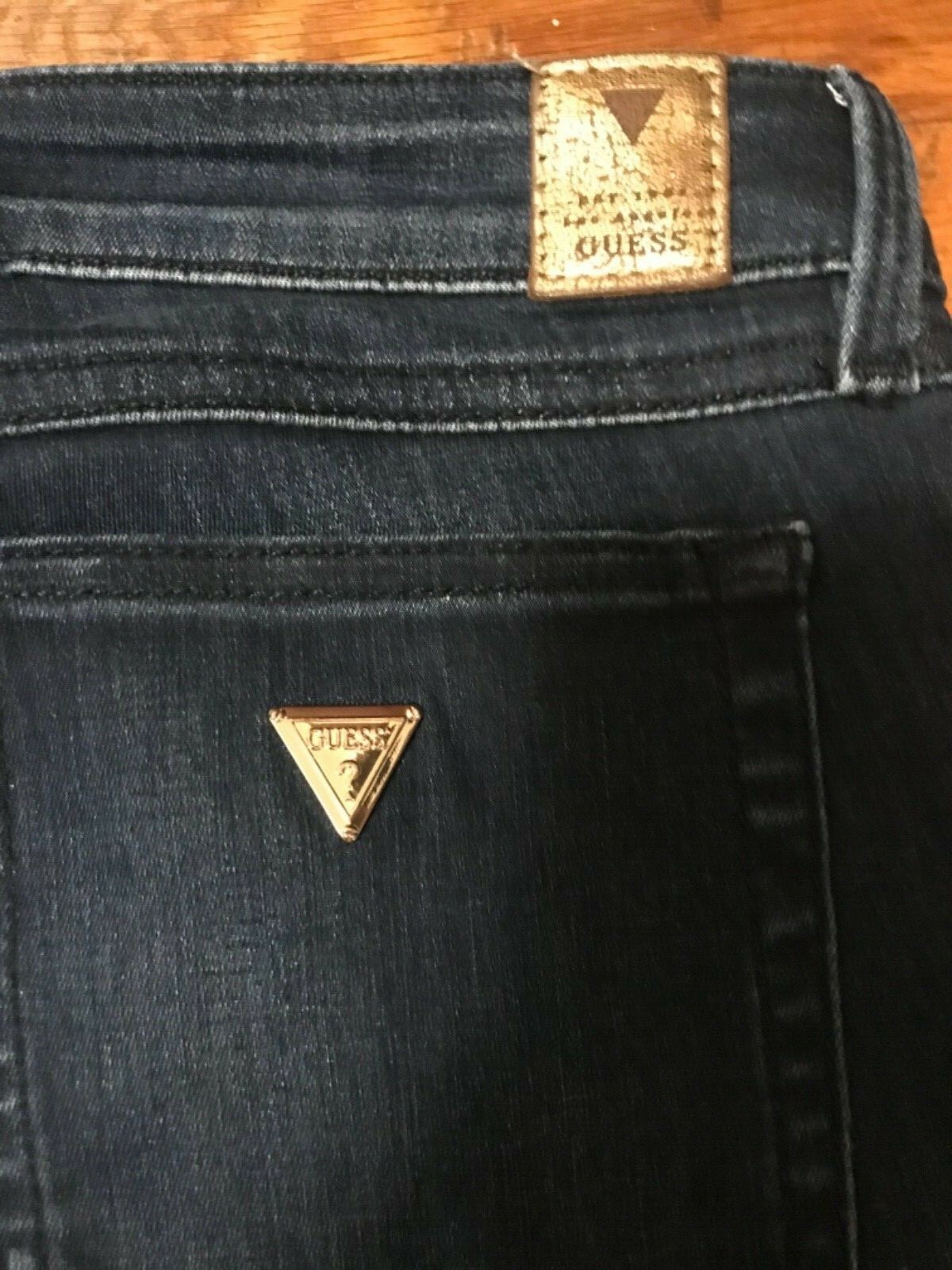 GUESS jeans/denim Marilyn 3 zip Ankle Pant size 28 - Gem