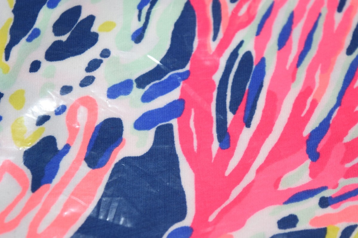 Top Lilly Pulitzer JOJO Indigo Trésor Englouti – Taille S – Rose Bleu Blanc – Neuf Avec Étiquettes