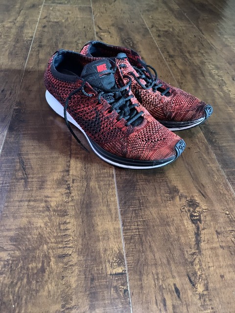 nike flyknit racer university red for sale