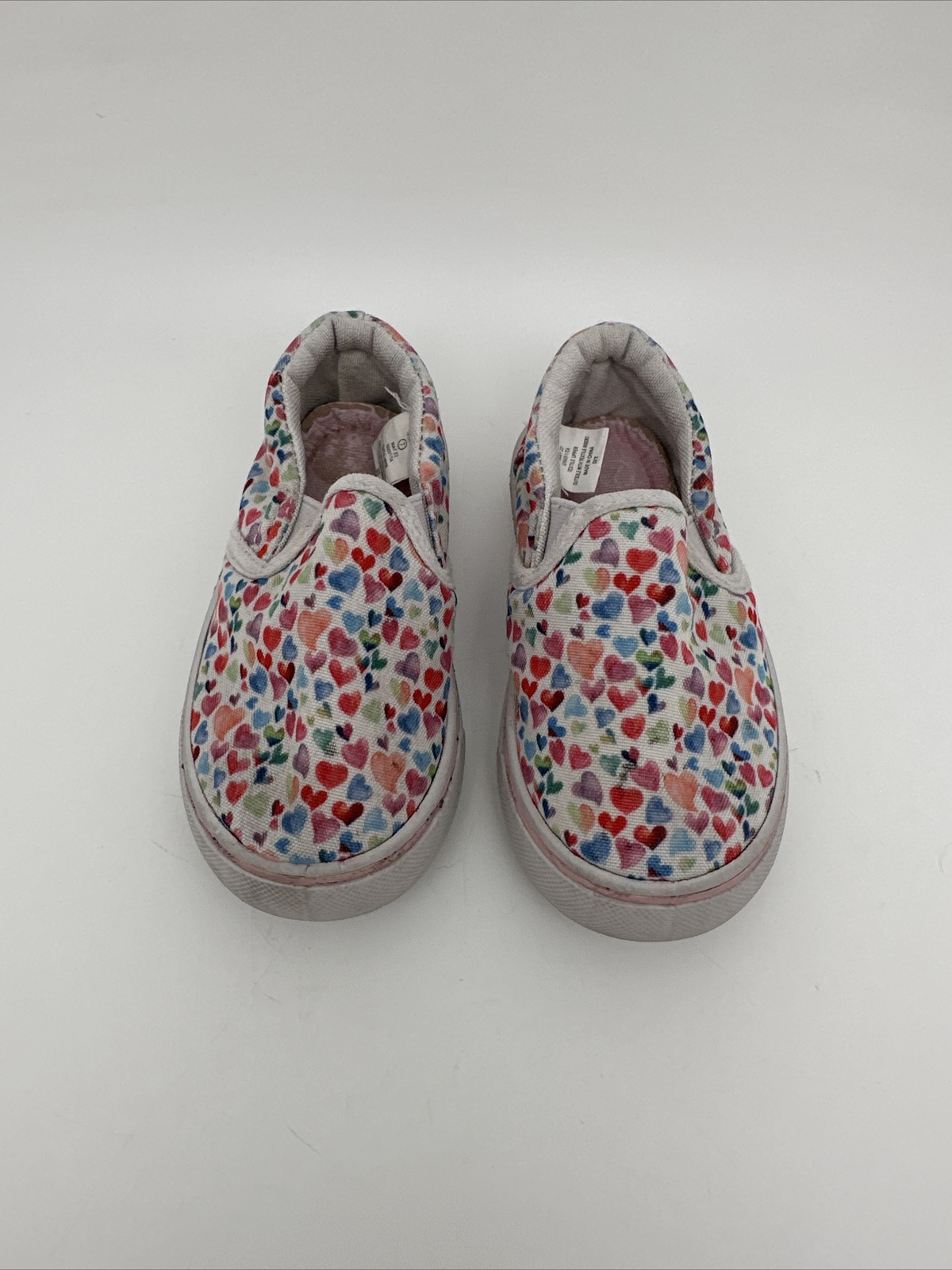 Baby Girls Size 7 -  Hearts Multicolored- Used &hellip;.