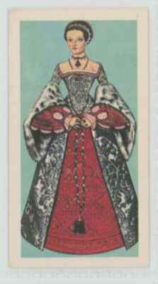 1967 Brooke Bond Tea British Costume Lady's Formal Dress 1545 #11