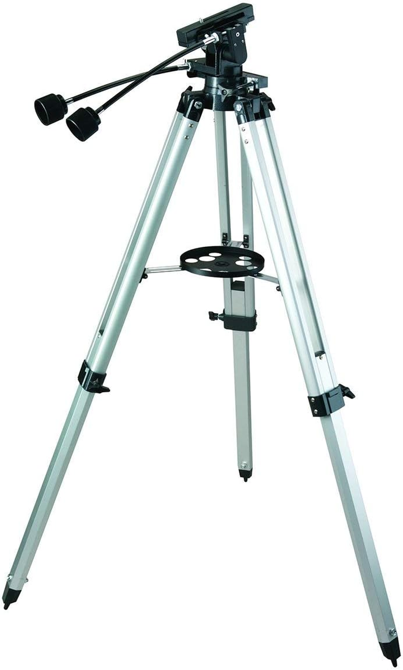 – Heavy Duy Alt-Azimuth Tripod – Sturdy Extendable Aluminum Tripod – Use for Spo