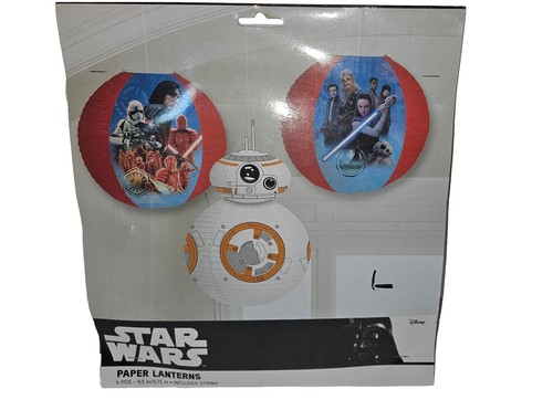 Star Wars Paper Lantern Birthday Party Decorations NEW
