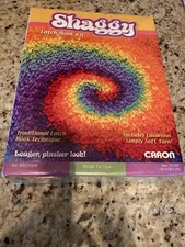 Shaggy Latch Hook Kit  Small Tie Dye 12x12