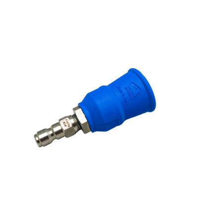 MTM Acqualine Blue Pressure Washer Nozzle SS 40 Degree 3.0 Nozzle & QC Plug 
