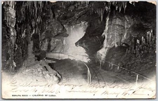 Luray Virginia VA, 1906 Hanging Rock- Carverns of Luray, Vintage Postcard