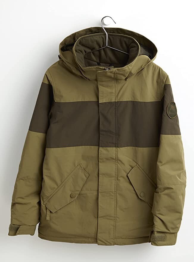 Burton Kids L92809 Kids Martini Olive Green Symbol Jacket Size XS