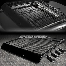 53x 43mild Steel Roof Rack Top Cargo Luggage Carrier Basketwind Fairing Black 53x 43mild Steel Roof Rack Top Cargo Luggage Carrier Basketwind Fairing Black