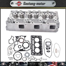 Complete Cylinder Head with Valves & Full Gasket Kit Fit for Kubota D902 RTV900