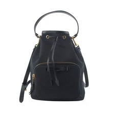 Prada Logo Jacquard Ribbon Bucket Bag Large 36045Y 148282890