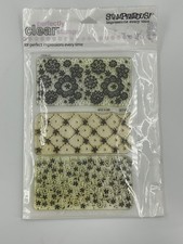 Stampendous Perfectly Clear Stamps Pattern Trio Clear Stamps 3 Pcs