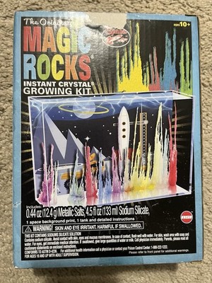 The Original Magic Rocks Instant Crystal Growing Kit with Space Background Tank