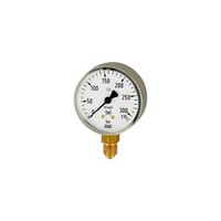 Riegler Manometer Sauerstoff G 1/4 Radial Unten 0 - 400 Bar Ã˜ 63 Mm