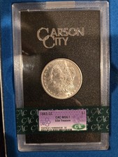 1883 CC Carson City Morgan Silver Dollar CAC MS 61 - GSA Hoard