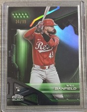 WILL BANFIELD 2026 Topps Chrome Black  #106 Green RC /99 + FREE Card💥💥