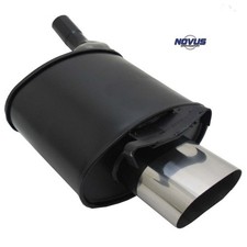 Novus Sport Auspuff Endschalldämpfer 135x75 oval scharf für Mercedes SLK R170