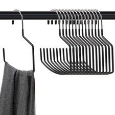 15 Pack Scarf Hangers, 8 Inch Large Purse Hanger for Closet, Non-Slip Scarf S...
