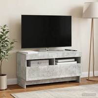 Led-Tv-Schrank Alkmaar 81 X 35 X 43 Cm Betongrau Holzwerkstoff
