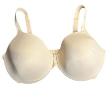 Bali Womens 3800 Full Coverage Bra Beige Underwire Back Smoothing