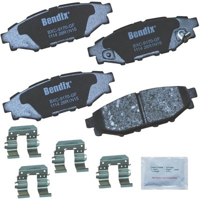 Durable OE Replacement Rear Brake Pads for Subaru BRZ and Crosstrek 09-23